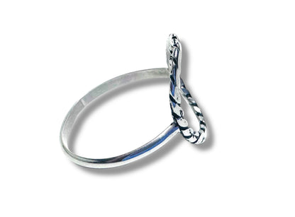 Twist Circle Ring /Family Ring/Texture Ring-*