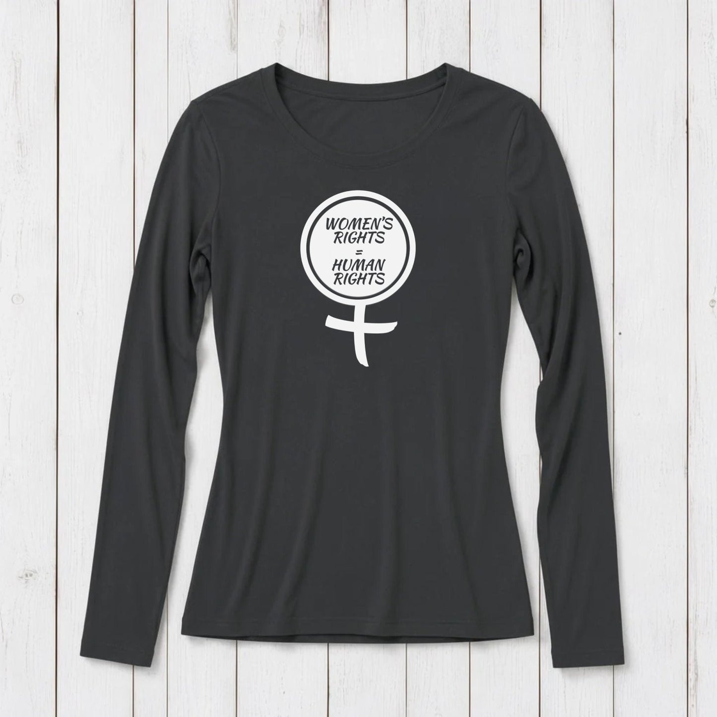 "Women's Rights Are Human Rights" Long Sleeve T-Shirt for Women