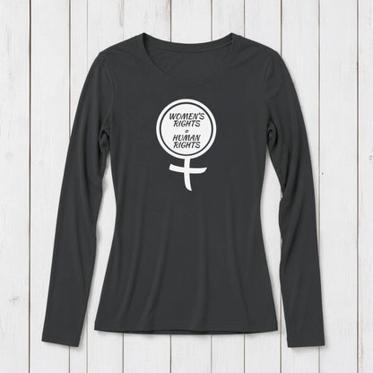 "Women's Rights Are Human Rights" Long Sleeve T-Shirt for Women