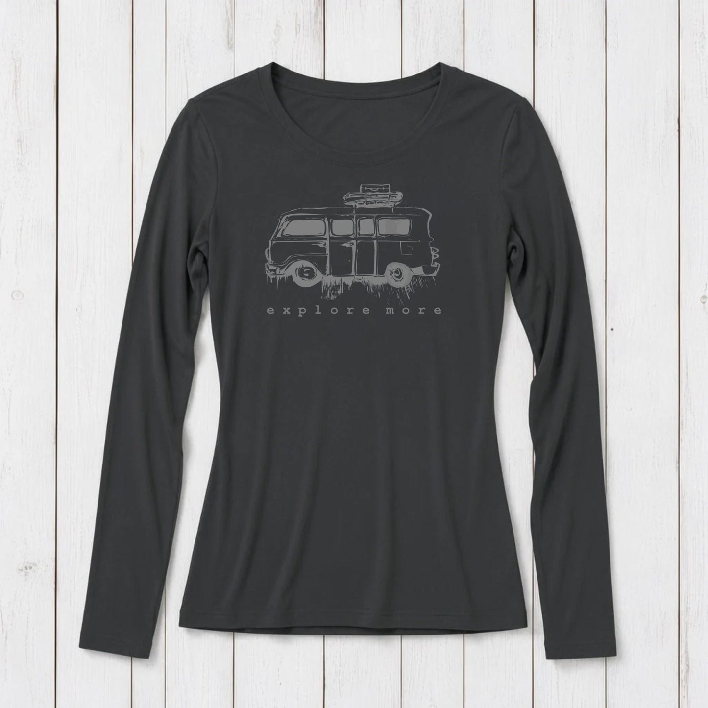 "Explore More" Long Sleeve T-Shirt for Women