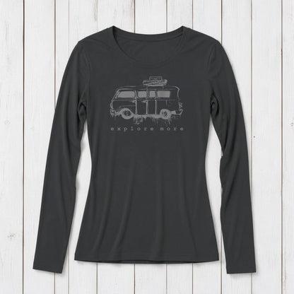 "Explore More" Long Sleeve T-Shirt for Women