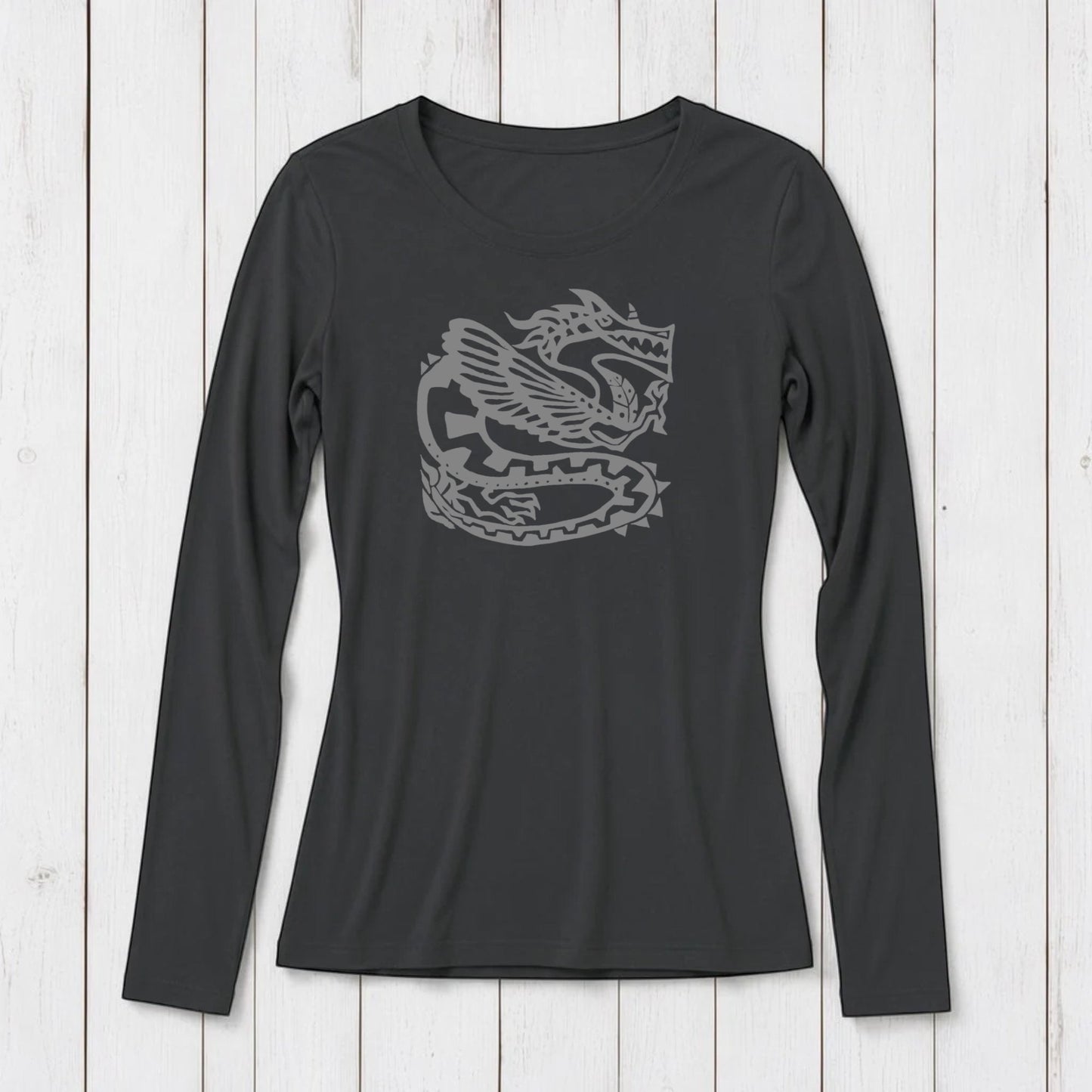 Ancient Dragon Long Sleeve T-shirt for Women