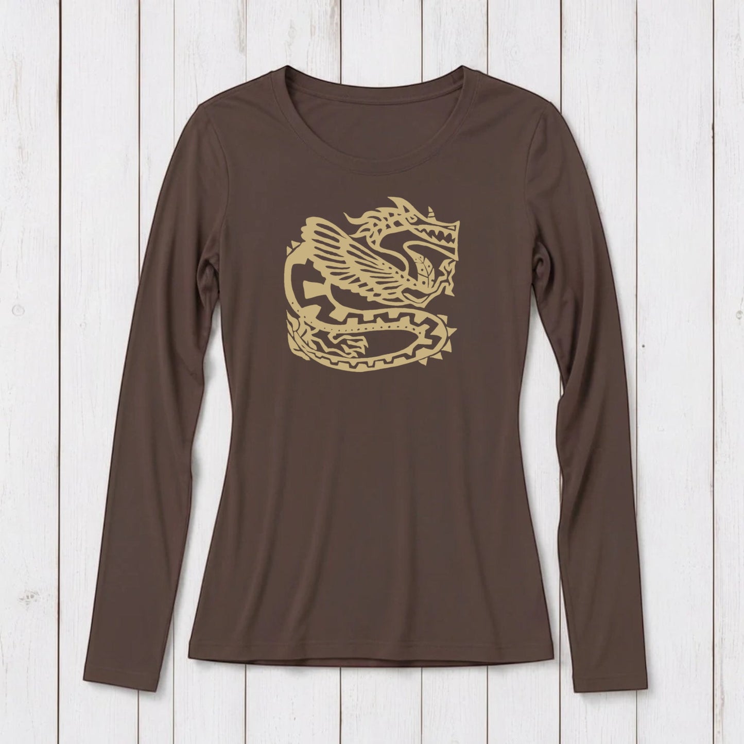 Ancient Dragon Long Sleeve T-shirt for Women