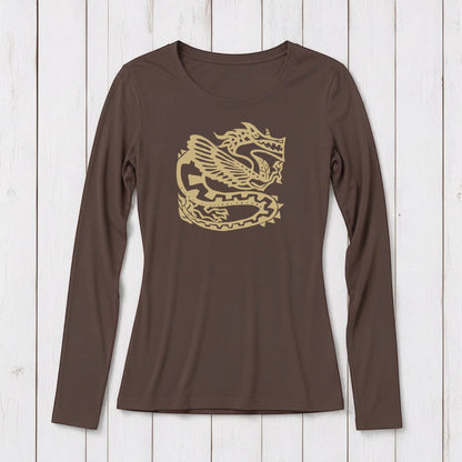 Ancient Dragon Long Sleeve T-shirt for Women