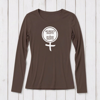 "Women's Rights Are Human Rights" Long Sleeve T-Shirt for Women