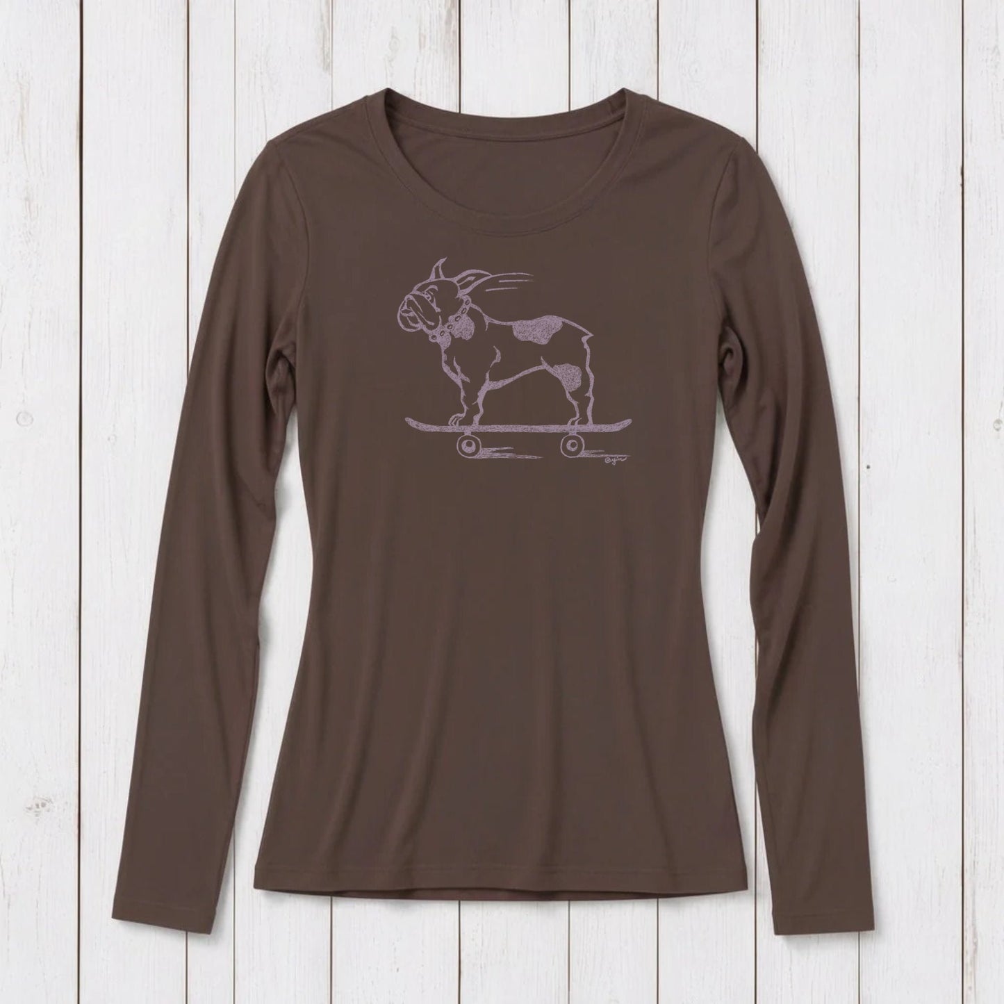 "French Bulldog" Long Sleeve T-Shirt for Women