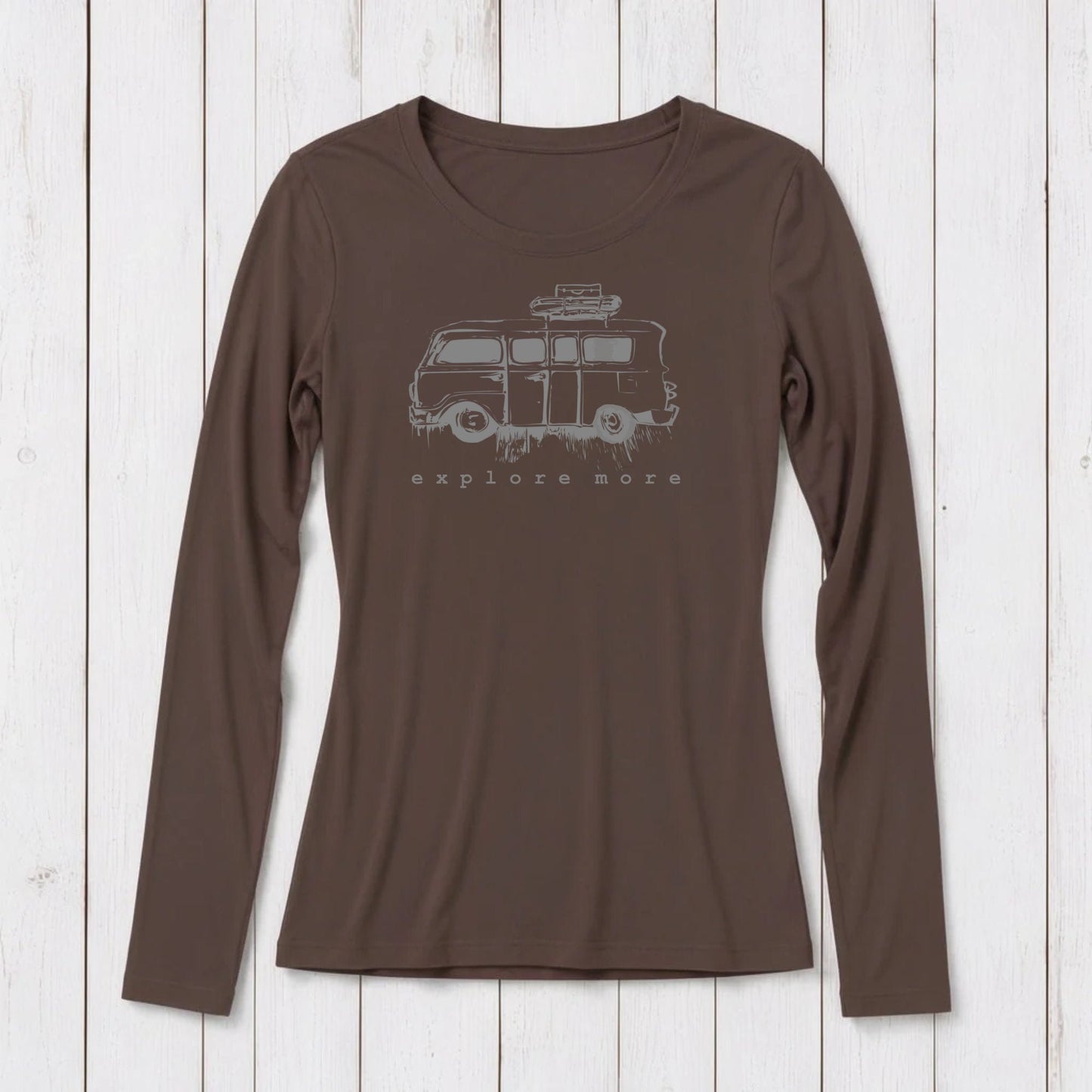 "Explore More" Long Sleeve T-Shirt for Women