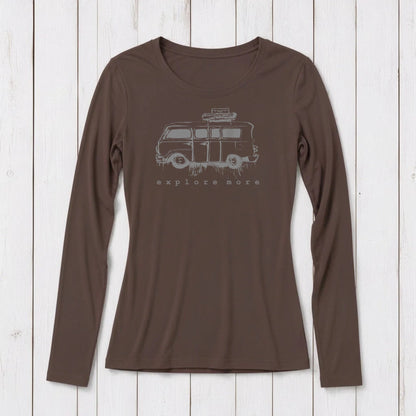"Explore More" Long Sleeve T-Shirt for Women