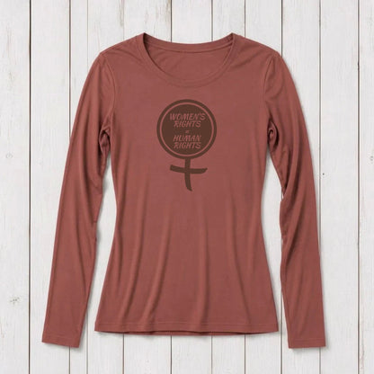 "Women's Rights Are Human Rights" Long Sleeve T-Shirt for Women