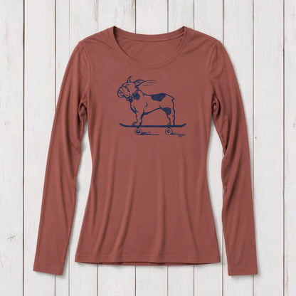 "French Bulldog" Long Sleeve T-Shirt for Women