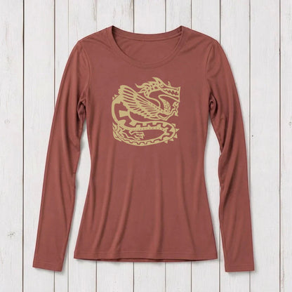 Ancient Dragon Long Sleeve T-shirt for Women