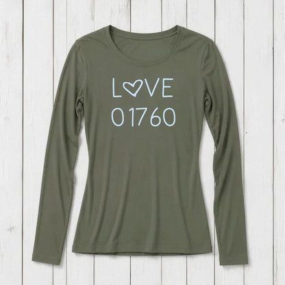 "Love 01760" Long Sleeve T-shirt for Women