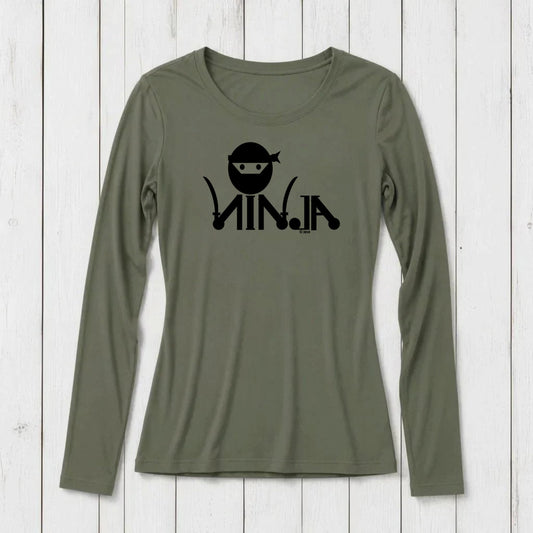 "Ninja" Long Sleeve T-Shirt for Women