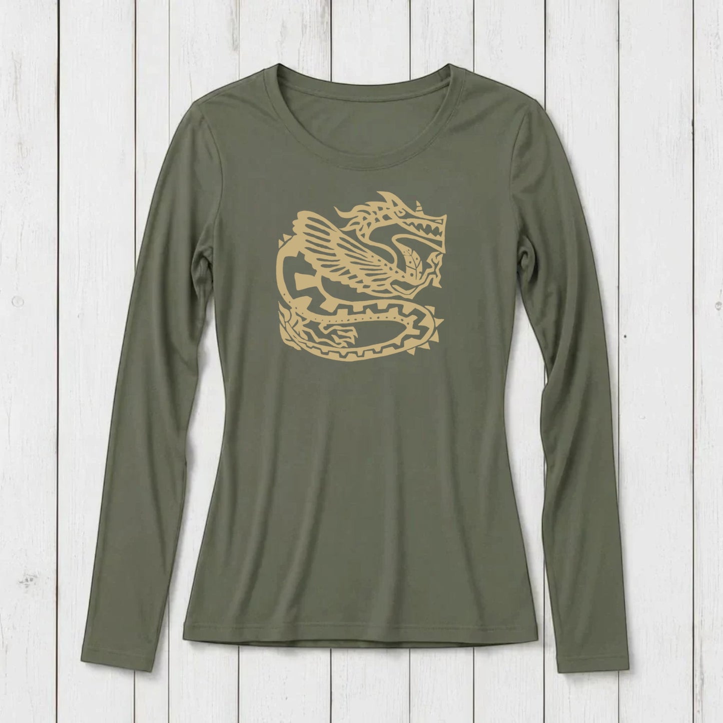 Ancient Dragon Long Sleeve T-shirt for Women