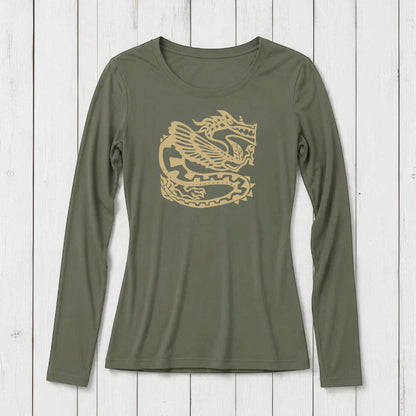 Ancient Dragon Long Sleeve T-shirt for Women