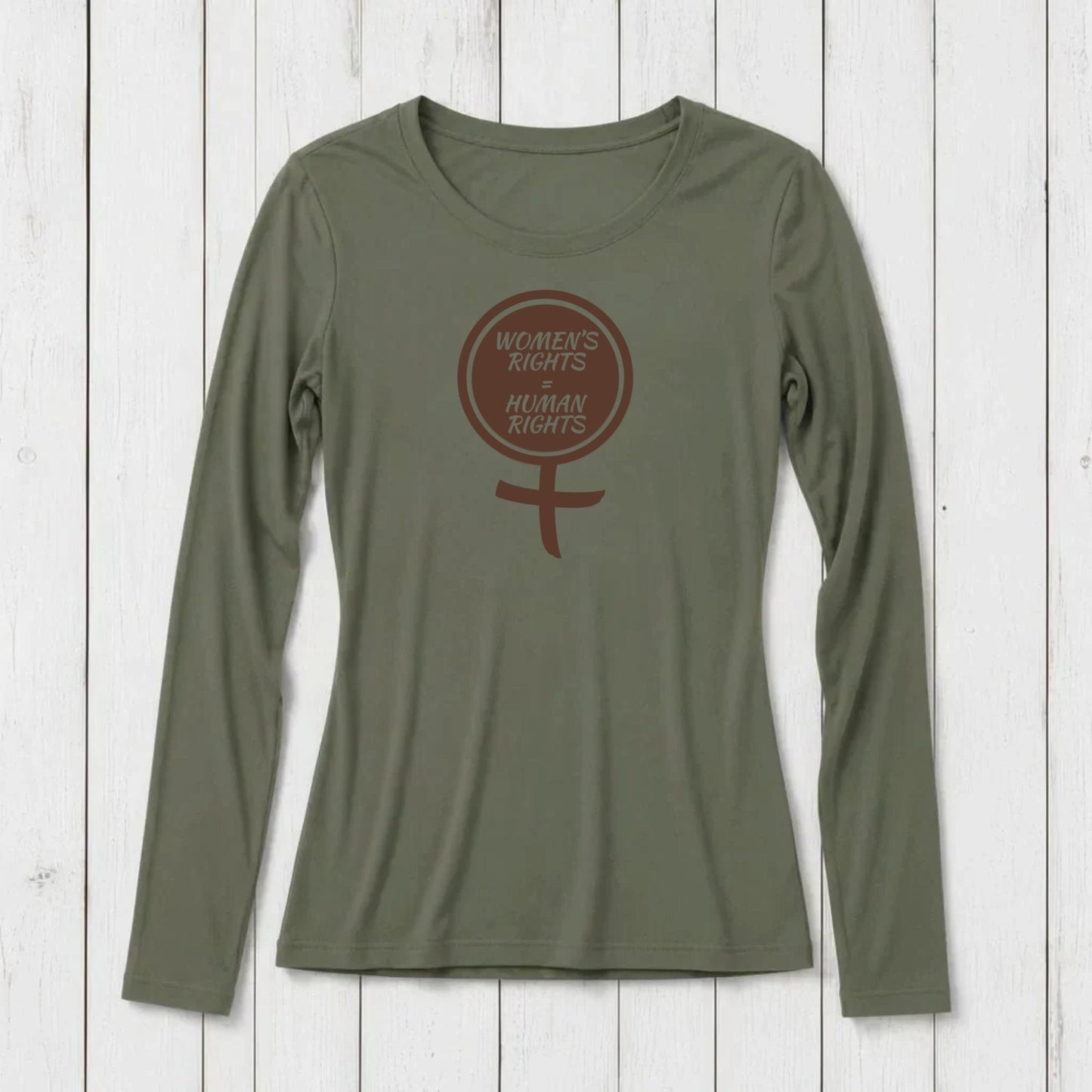 "Women's Rights Are Human Rights" Long Sleeve T-Shirt for Women