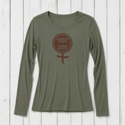 "Women's Rights Are Human Rights" Long Sleeve T-Shirt for Women