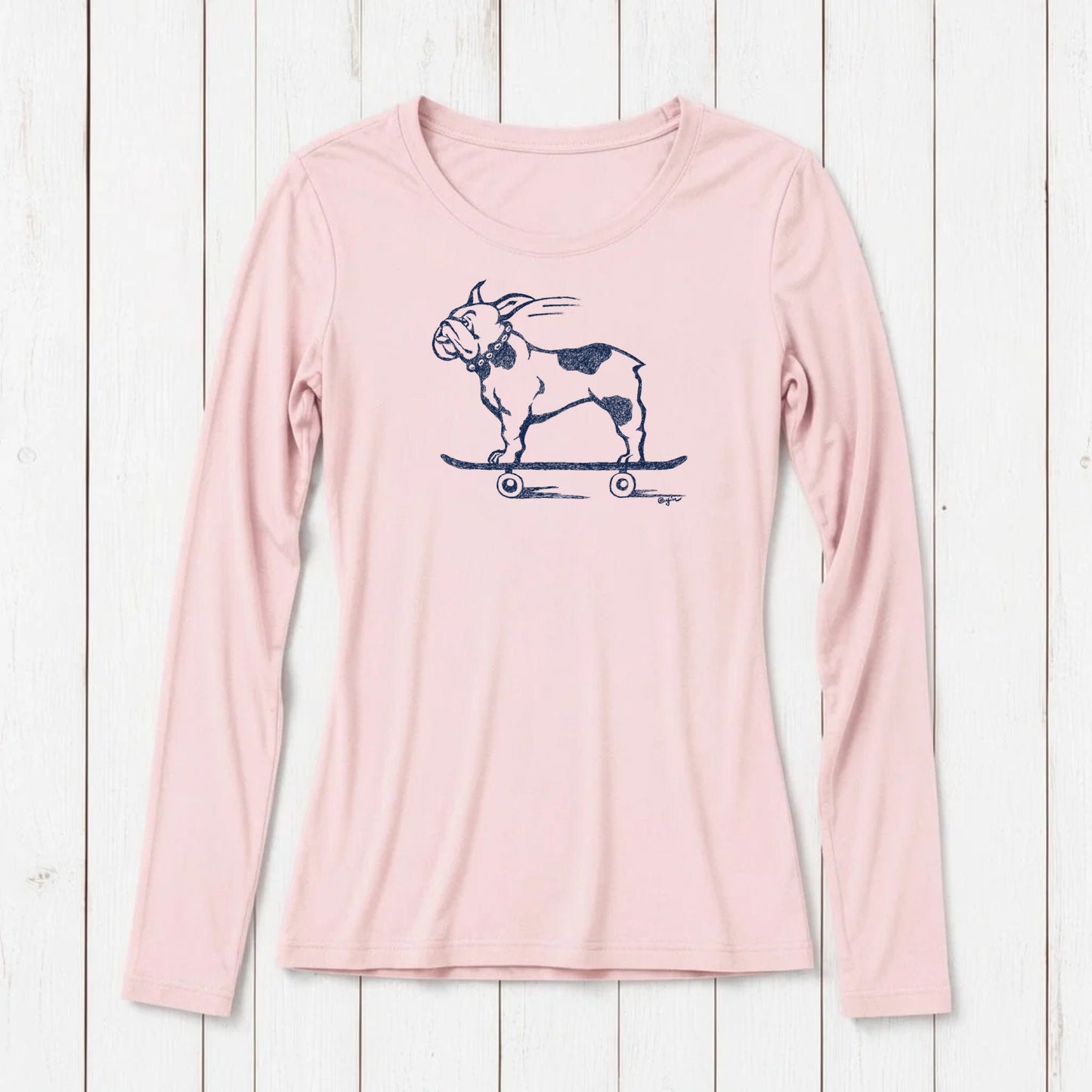 "French Bulldog" Long Sleeve T-Shirt for Women