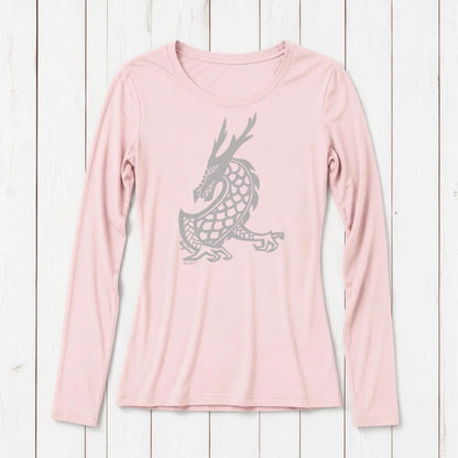 Majestic Dragon Long Sleeve T-shirt for Women