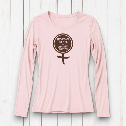 "Women's Rights Are Human Rights" Long Sleeve T-Shirt for Women