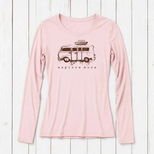 "Explore More" Long Sleeve T-Shirt for Women