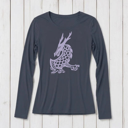 Majestic Dragon Long Sleeve T-shirt for Women