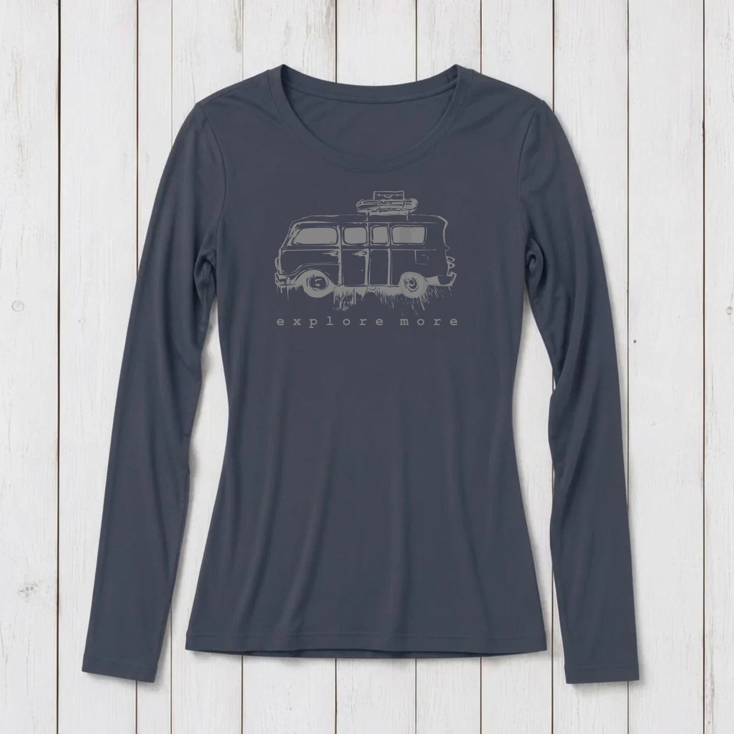 "Explore More" Long Sleeve T-Shirt for Women