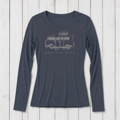 "Explore More" Long Sleeve T-Shirt for Women