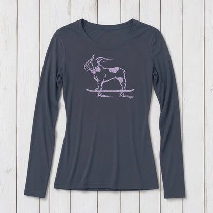 "French Bulldog" Long Sleeve T-Shirt for Women
