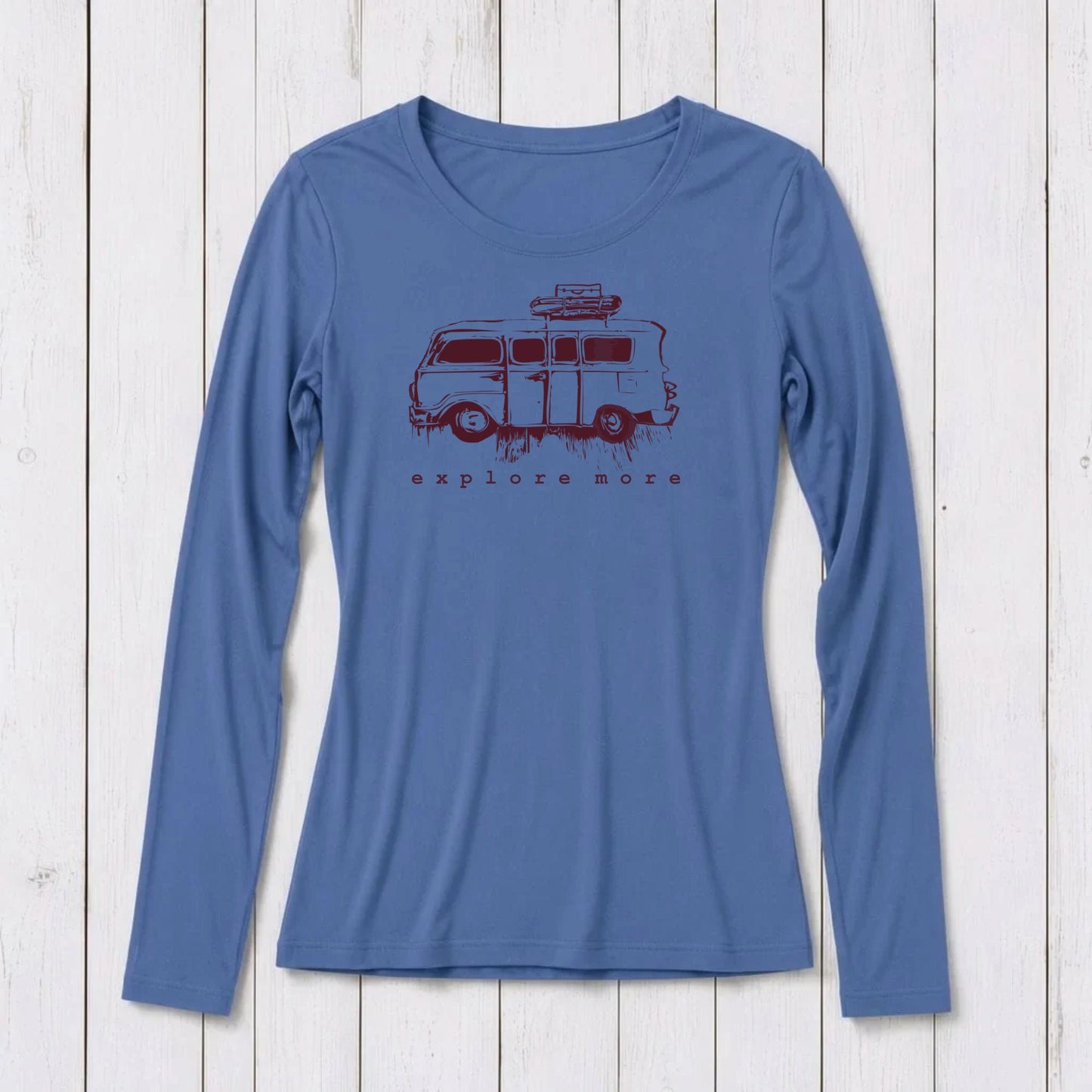 "Explore More" Long Sleeve T-Shirt for Women