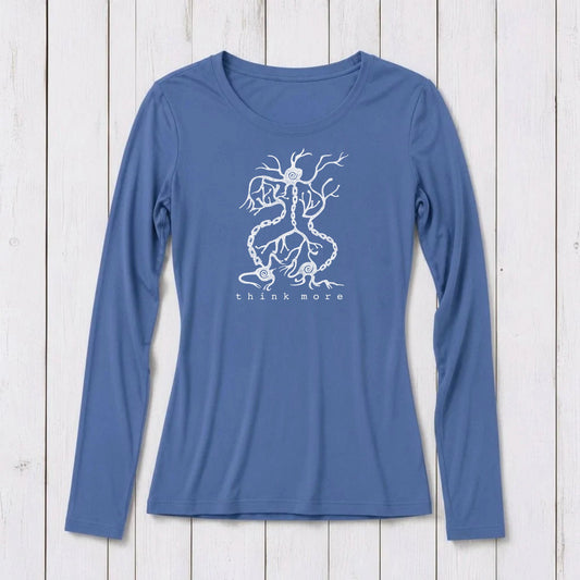 "Think More" Long Sleeve T-Shirt for Women