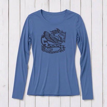 Ancient Dragon Long Sleeve T-shirt for Women