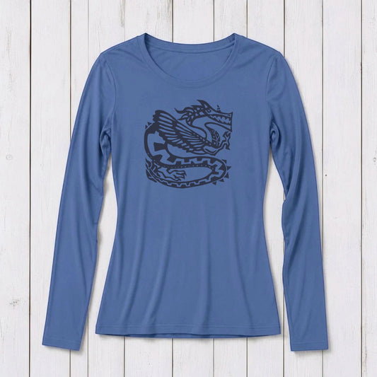 Ancient Dragon Long Sleeve T-shirt for Women
