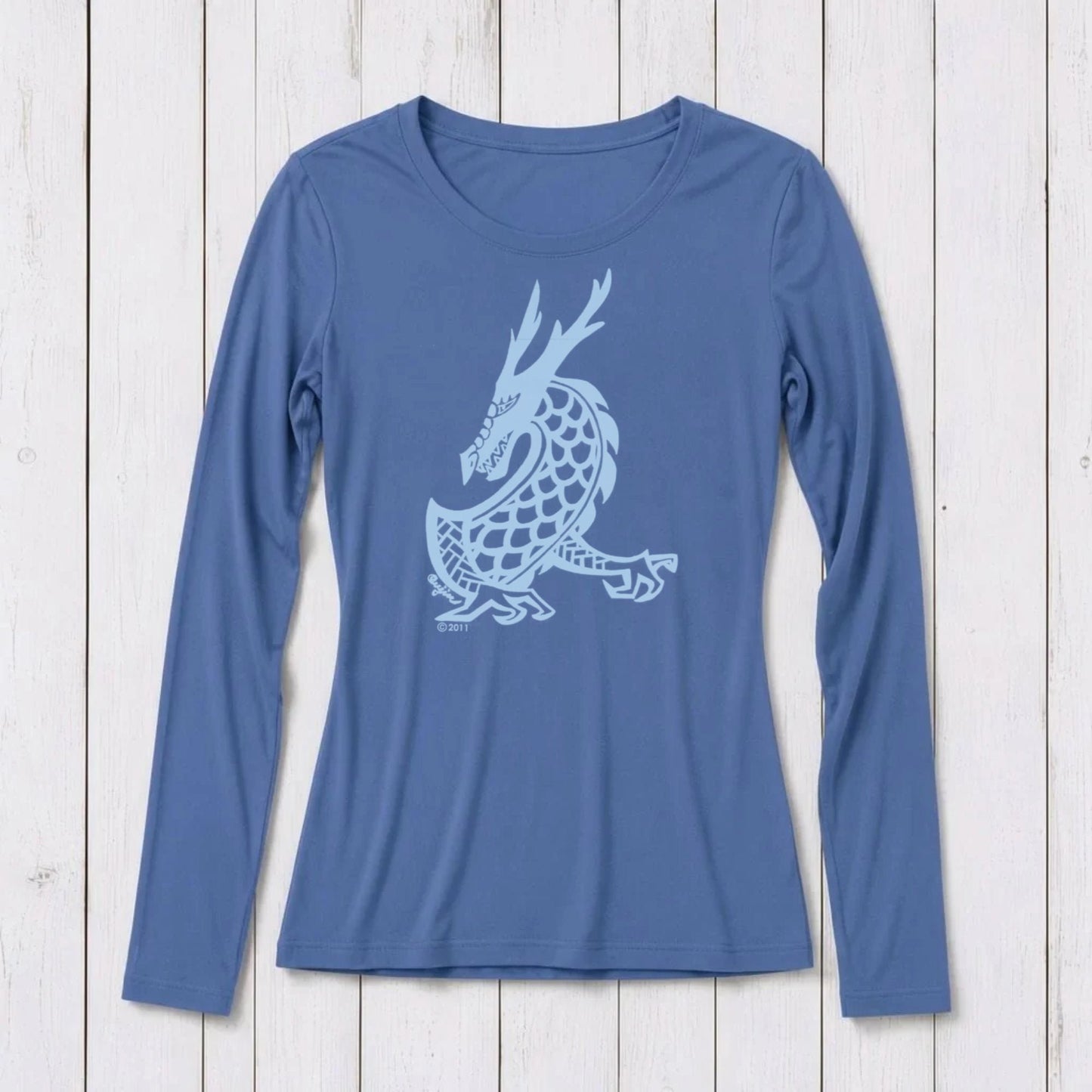 Majestic Dragon Long Sleeve T-shirt for Women