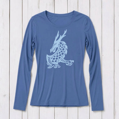 Majestic Dragon Long Sleeve T-shirt for Women