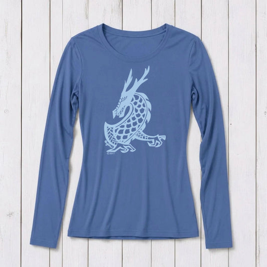 Majestic Dragon Long Sleeve T-shirt for Women