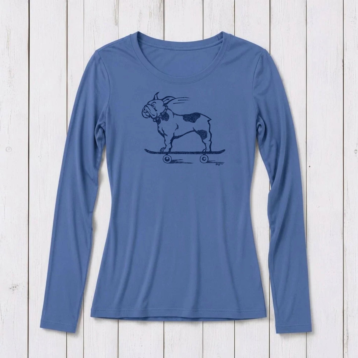 "French Bulldog" Long Sleeve T-Shirt for Women