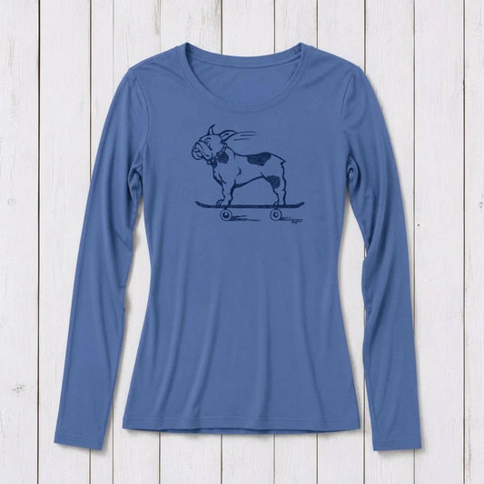 "French Bulldog" Long Sleeve T-Shirt for Women