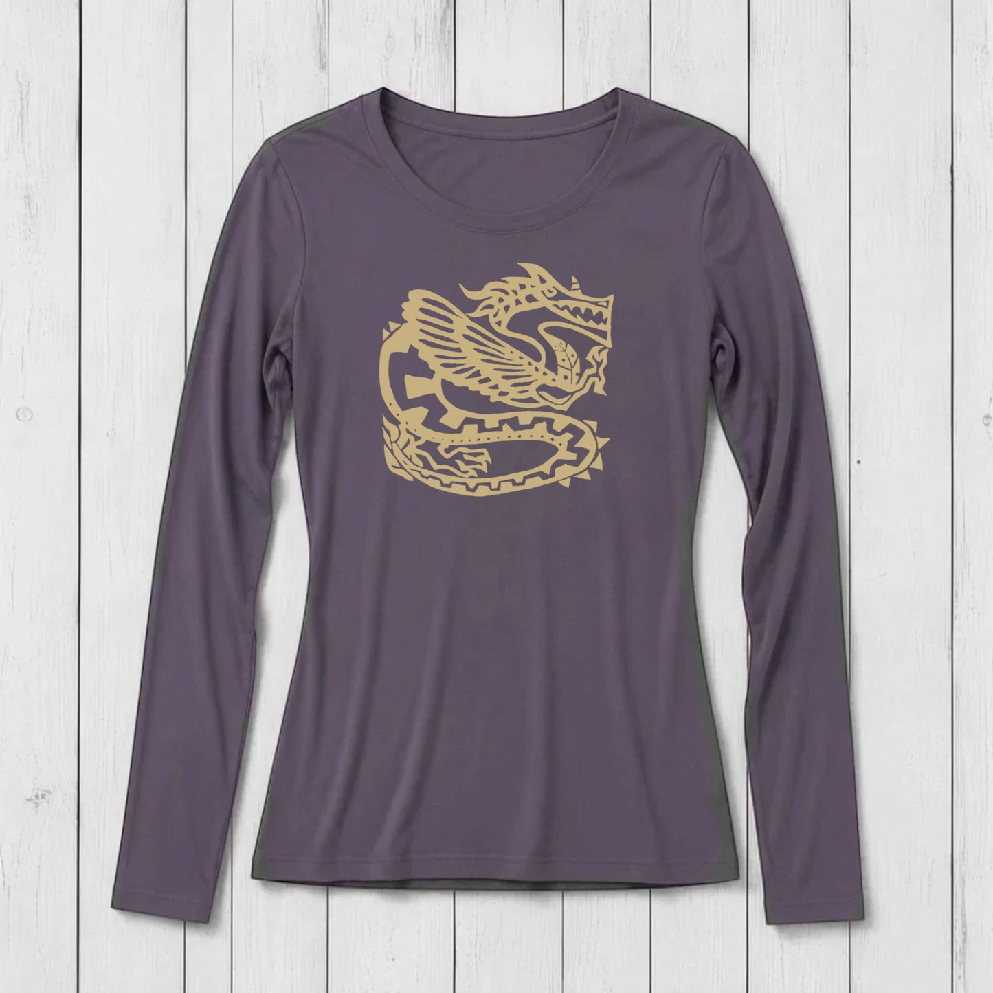 Ancient Dragon Long Sleeve T-shirt for Women