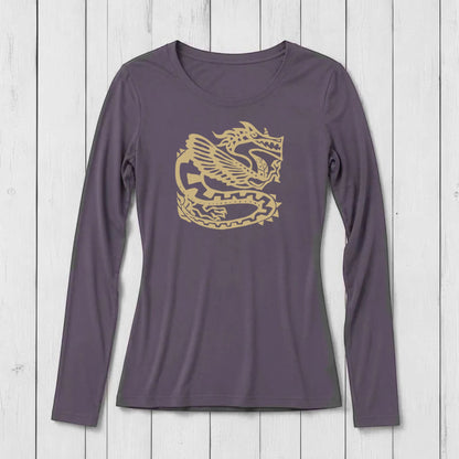 Ancient Dragon Long Sleeve T-shirt for Women