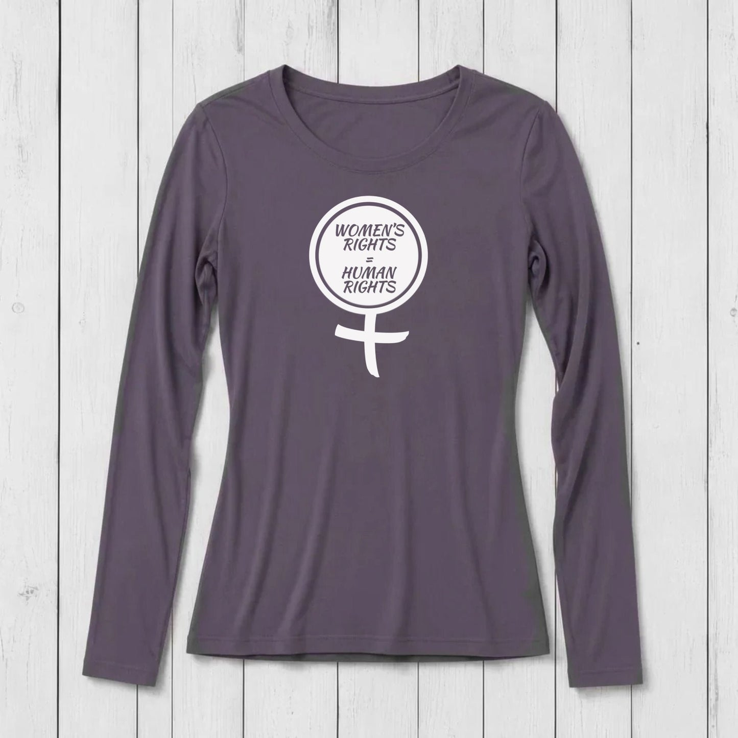 "Women's Rights Are Human Rights" Long Sleeve T-Shirt for Women