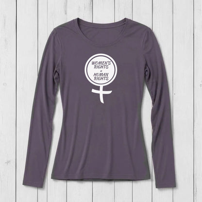 "Women's Rights Are Human Rights" Long Sleeve T-Shirt for Women