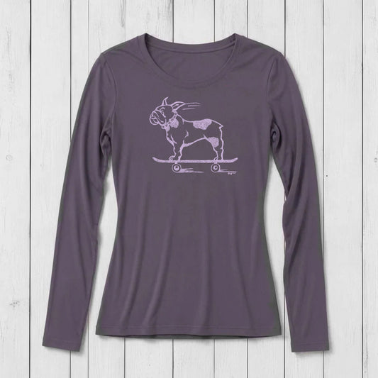 "French Bulldog" Long Sleeve T-Shirt for Women
