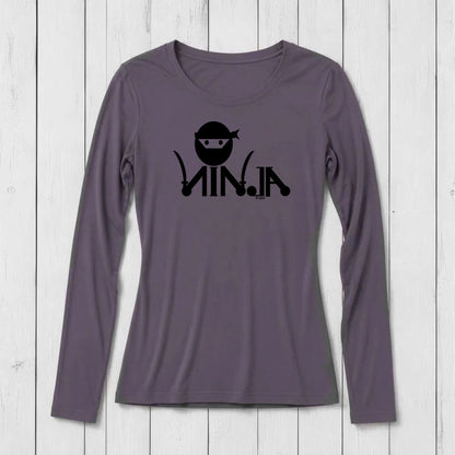 "Ninja" Long Sleeve T-Shirt for Women