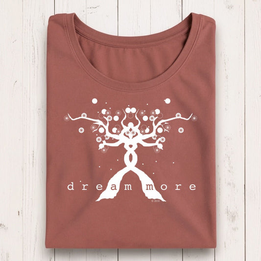 "Dream More" Tree Long Sleeve T-Shirt for Women