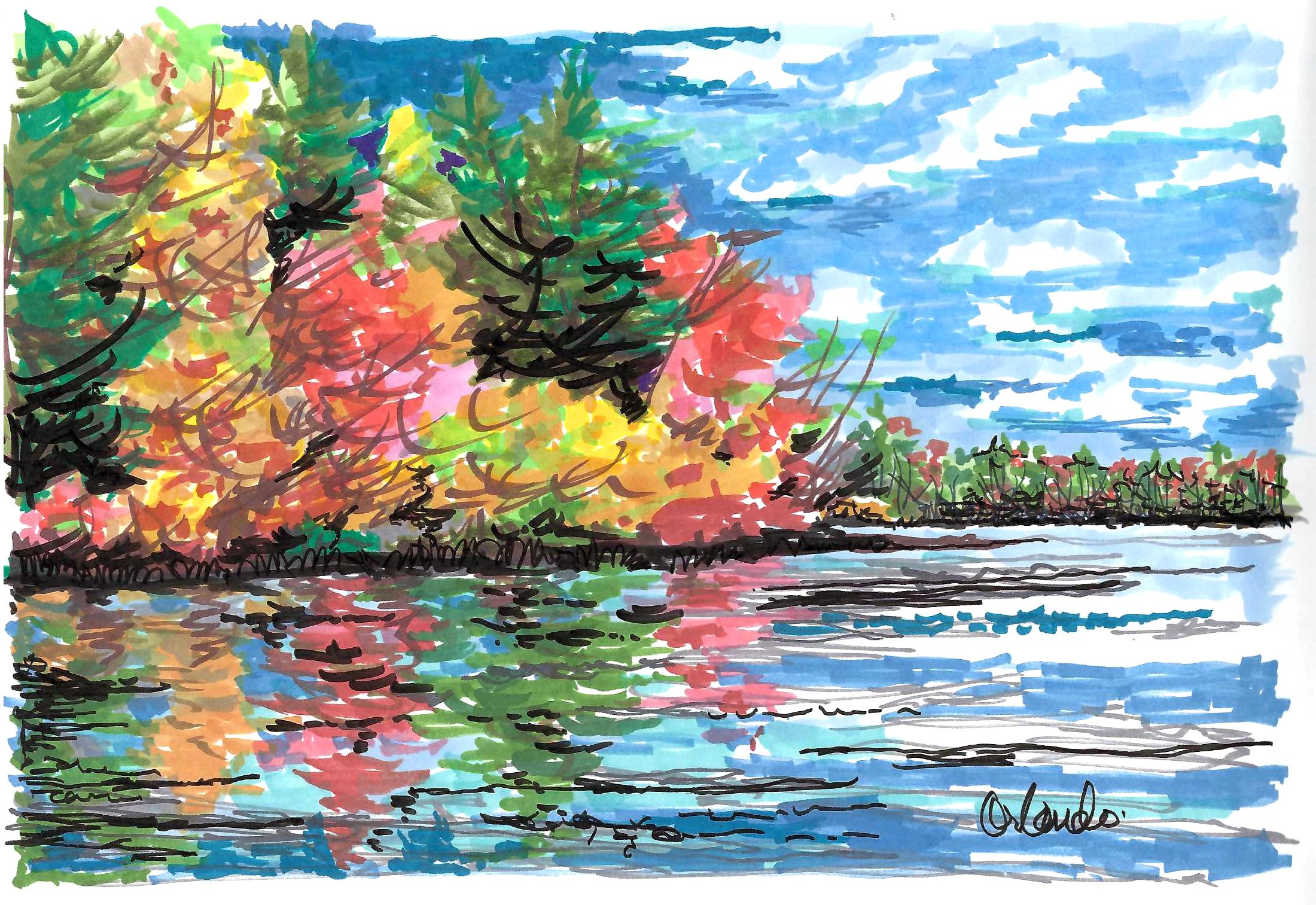 Walden Pond Art Print Marianne Orlando