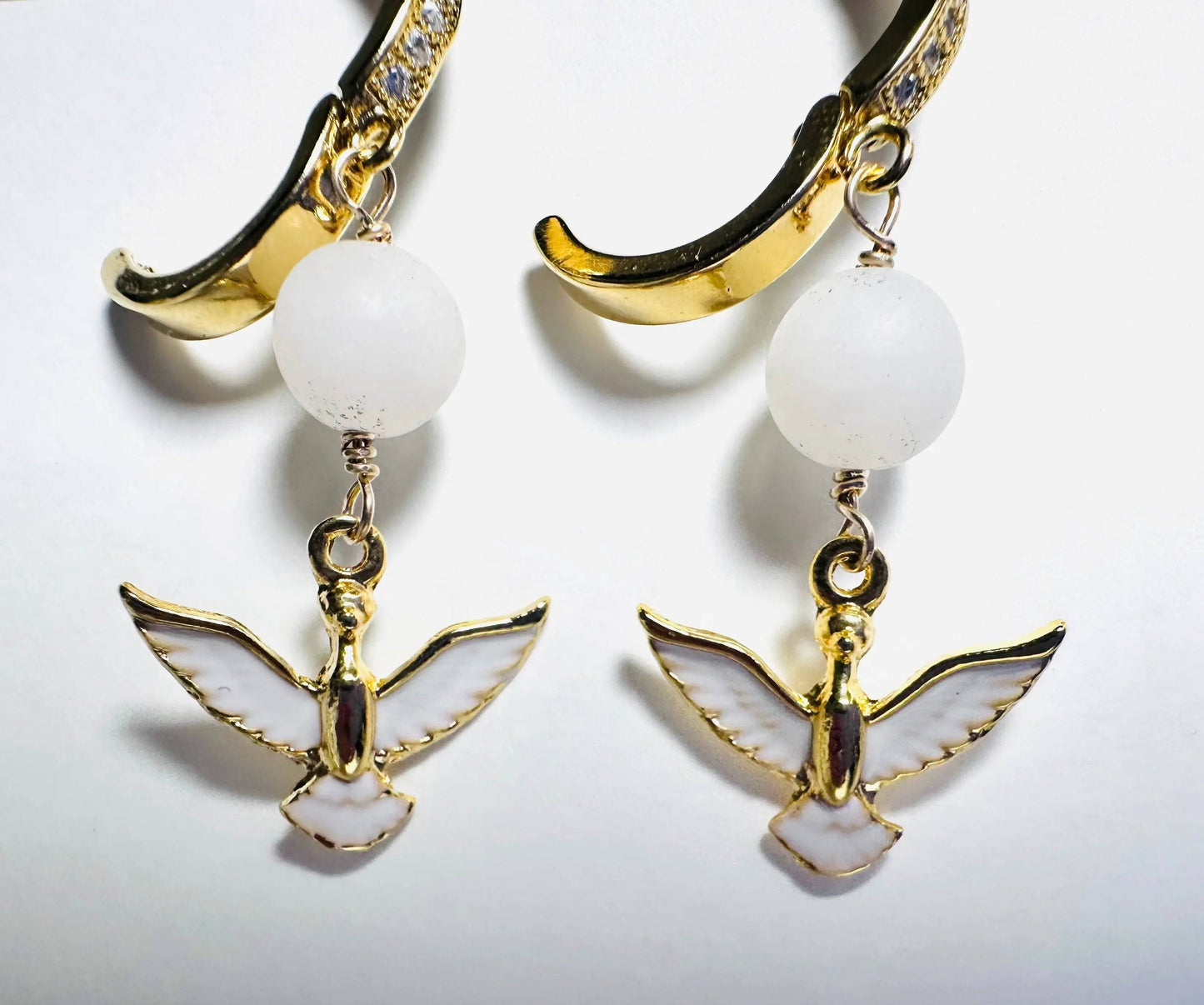White Bird Earrings* Janine Gerade