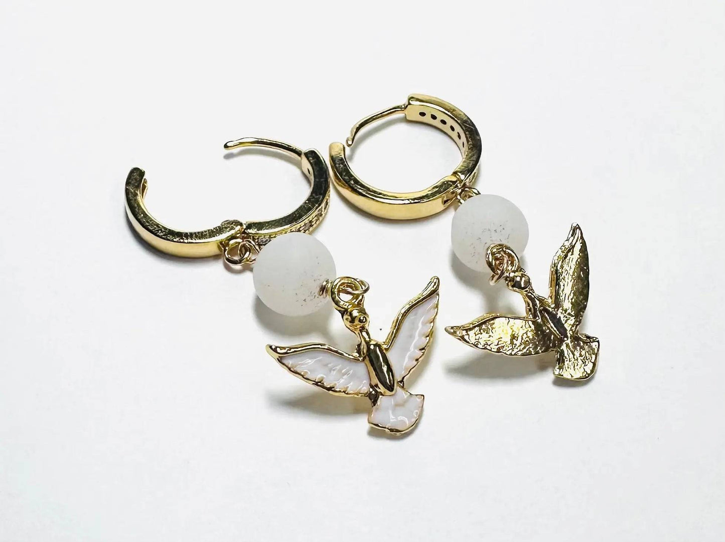 White Bird Earrings* Janine Gerade