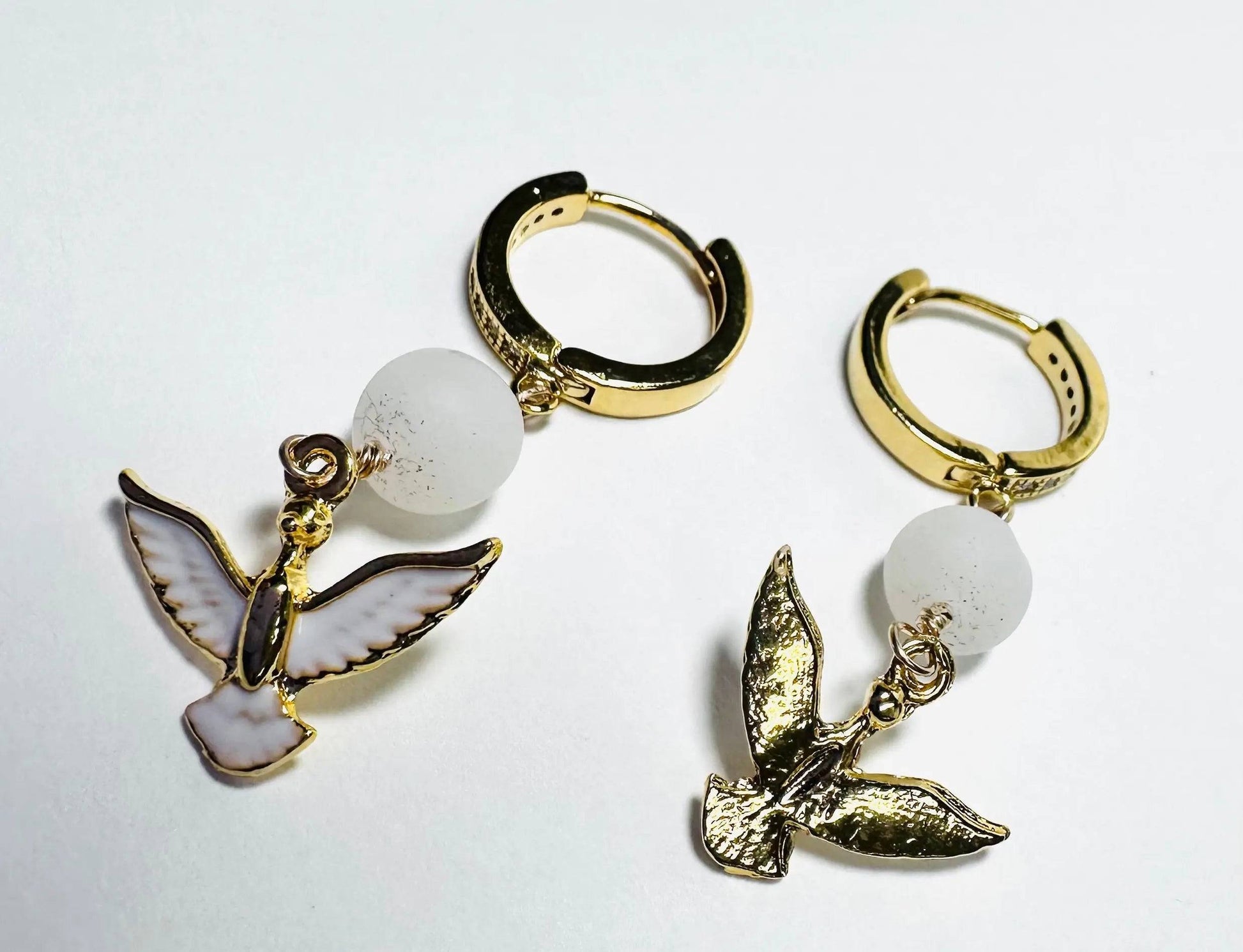 White Bird Earrings* Janine Gerade