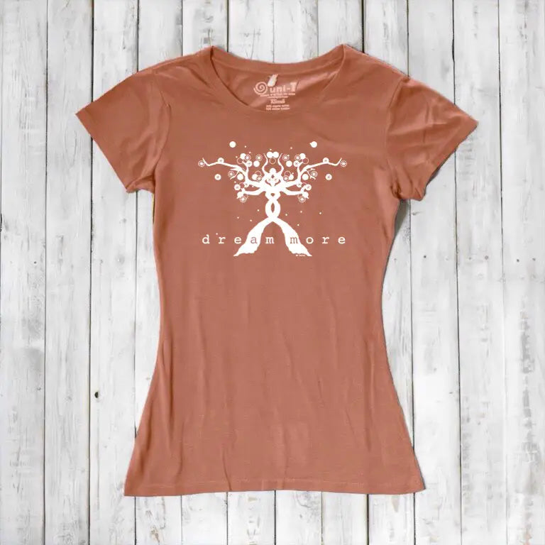 Women's Yoga T-shirt - Dream More with Comfort and Style